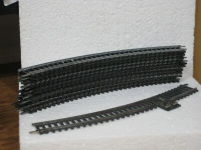 HO  MODEL POWER TERMINAL TRACK  AND 11 CURVED PIECES 36" RADIUS **Discounted** - Image 1 of 3