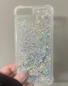 Clear Liquid Glitter TPU Case for iPhone 7 Plus / 8 Plus with Waterfall Effect - Picture 1 of 7