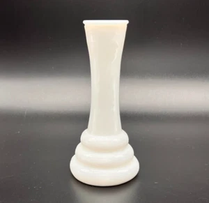 Vintage Randall Glass Co. White Milk Glass Beehive Bud Vase 6" Tall - Picture 1 of 10