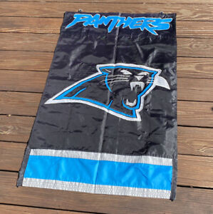 Vintage 90’s Carolina Panthers Flag NFL  28”x44”