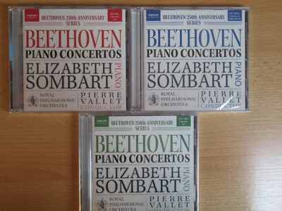 Beethoven Klavierkonzerte 1-5 & Triple, Sombart, Roy. Phil. Orchestra, 3CDs, neu - Bild 1 von 2