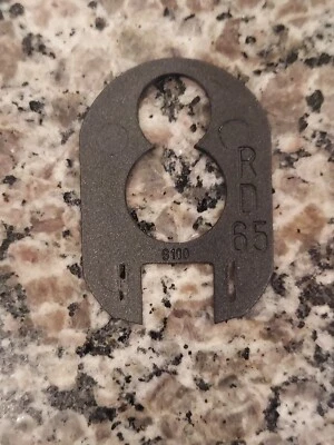 Franchi Drop Plate RD 65 6100 L. S. 65 Shotgun - Image 1 of 2