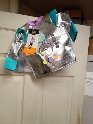 Hyde and Eek! Traje robot boutique infantil túnica y sombrero talla 6-12 meses A095 Foto 1 de 4