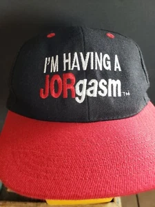 Michael Jordan Rare Vintage I'm Having A Jorgasm Snapback Cap - Picture 1 of 5