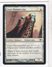 MTG: Conflux: Foil: Court Homunculus