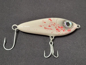 1 Alan's Custom Lures Combat BLOODY BONE COLOR 2 oz. FREE SHIPPING
