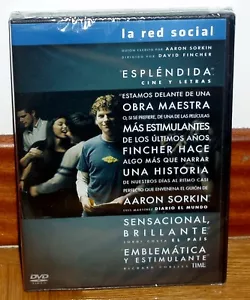 La Red Social (The Social Network) DVD Nuevo Sellado Biografico Drama R2 - Imagen 1 de 1