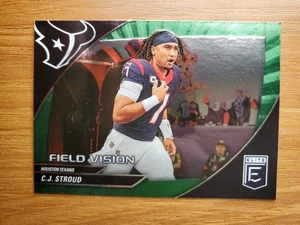 Donruss Elite Cj Stroud Field Vision Green #1 Houston Texans 2024 - Imagen 1 de 2