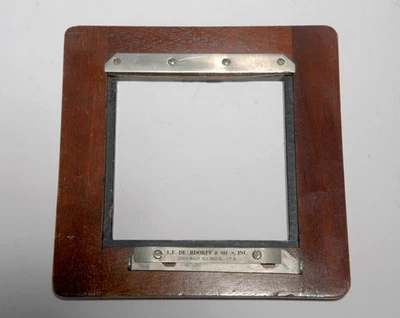 Original Deardorff 324 Series 5x7 Lens Board Adapter 6x6 to 4x4 - Image 1 of 2