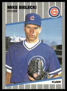 1989 Fleer #419 Mike Bielecki - Picture 1 of 2