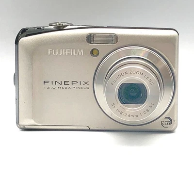 Fujifilm Finepix F50fd 12.0 Mega Pixels Silver Compact Digital Camera From Japan - Image 1 of 4