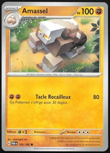 Carte Pokémon Amassel 103/182   Faille Paradoxe Français - Picture 1 of 2
