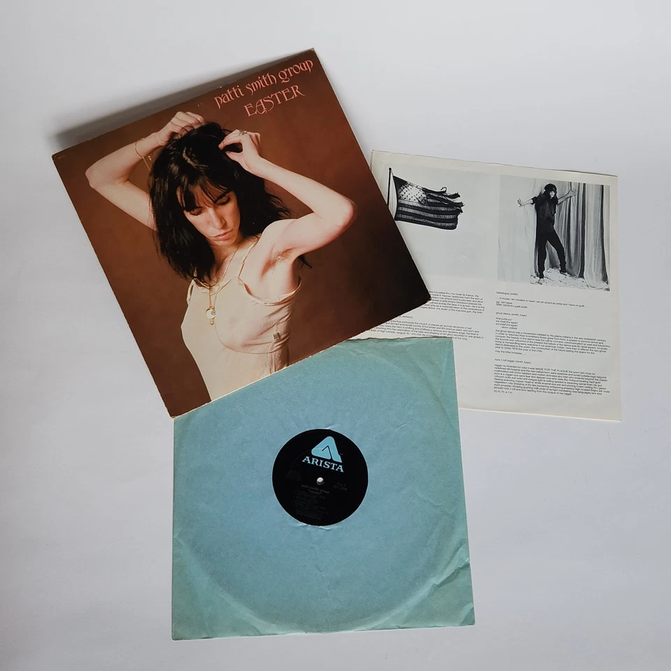 Patti Smith Group Easter LP 1978 Arista AB 4171 Terre Haute First Press STERLING Foto 1 de 4