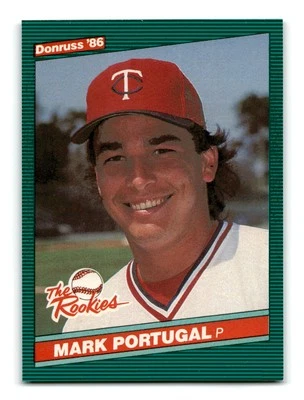 Mark Portugal 1986 Donruss The Rookies RC #44 Minnesota Twins NM-MINT - Image 1 of 2