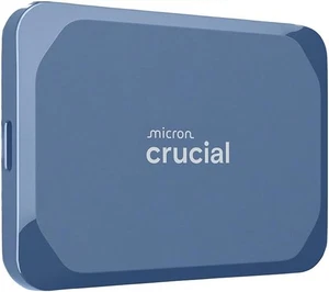 Crucial X10 1TB Portable SSD, Up to 2,100MB/s, USB 3.2 USB-C, 1TB, Blue  - Picture 1 of 7