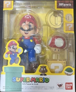 Bandai S.H.Figuarts Super Mario Bros. Mario 4 in Action Figure New from Japan - Picture 1 of 2