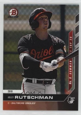 2019 Bowman Next Topps Now Top 20 MLB Prospects /291 Adley Rutschman #T6 - Image 1 of 2