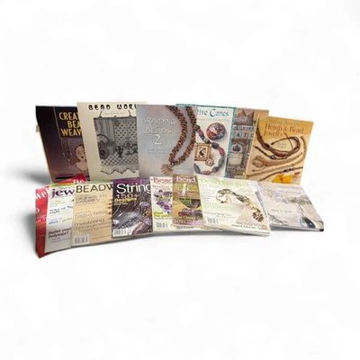 Lot Of 14 Jewlery Making & Bead Work Books/Booklets/Magazines  - Image 1 of 4