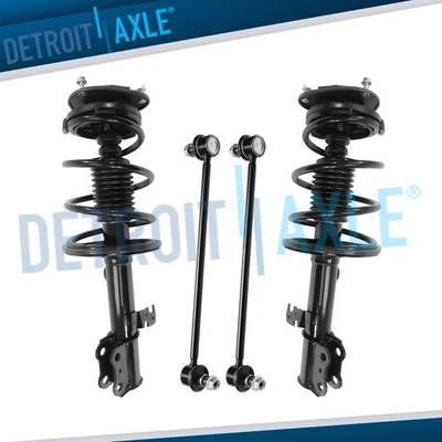 Front Struts w/ Coil Springs Sway Bar Links Kit for 2000 - 2005 Toyota Celica GT - Image 1 of 4