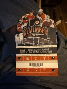 2008 Philadelphia Flyers FINAL LAST GAME NHL Hockey Ticket @ The SPECTRUM - Bild 1 von 2