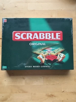 Original Scrabble By Mattel Games Vintage 2003 BNIB 51263 - Image 1 of 4