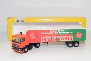 A71 1:50 LION CAR TOYS DAF 95 CAMION FRUTTA-TELLA CON RIMORCHIO MIB - Foto 1 di 10