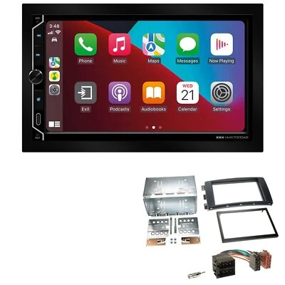 Wifi Apple CarPlay Android Auto DAB Autoradio für Smart ForTwo 2007-2010 schwarz - Bild 1 von 4