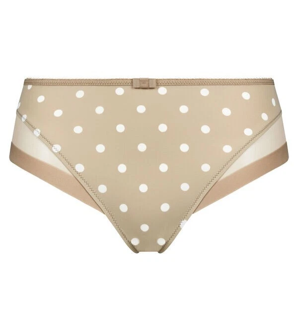 CULOTTE DIM GENEROUS BEIGE A POIS CLASSY 38 NEUVE ETIQUETTEE - Photo 1/1