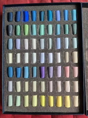 Unison Artists Soft Pastel Box Set - 63 Half Length - Tricia Taylor Seascape - Image 1 of 2