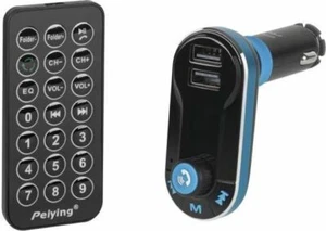 PeiYing Transmitter Bluetooth FM (URZ0461) 2x USB, SD Card Slot, 3,5mm Jack  - Bild 1 von 2
