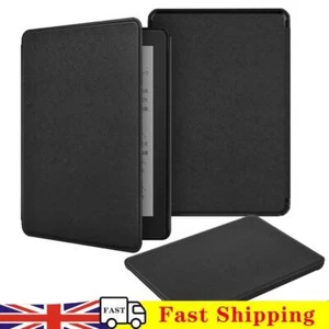 Protective Case PU Leather Case for Kindle Colorsoft Signature Edition (Black) - Afbeelding 1 van 11