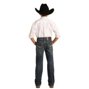 Jean de mezclilla BB-6195 Rock & Roll Cowboy Niños Reflex Bootcut NUEVO - Imagen 1 de 8