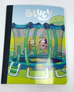Nuevo Libro Cuaderno 100 Hojas Escuela Bluey Bingo Programa de TV Composición Reglas Anchas - Imagen 1 de 3