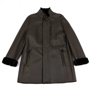 ARMANI COLLEZIONI Mouton Coat Size 54(K-134838) - Picture 1 of 12