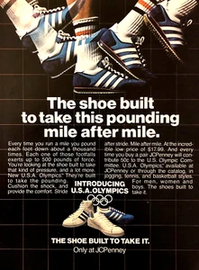 JCPENNEY JCP—U.S.A. OLYMPICS JOGGING & SPORTS SHOES—VINTAGE 1979 MAGAZINE AD - Picture 1 of 1