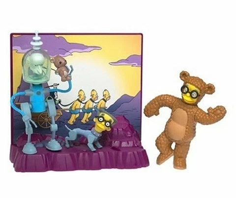 Simpsons Talking Future Burns And Bobo Smithers With Interactive Environment Cover