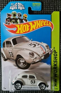 HOTWHEELS Movie TV Diecast Car - HERBIE The Love Bug - Volkswagen Beetle 1:64 - Picture 1 of 2