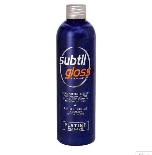 PHYTO Subtil Gloss Shampoo Colored Treated Hair PLATINE/PLATINUM 8.46 oz - Image 1 of 1