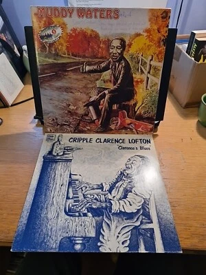 Vinyl x2 Muddy Waters Chicago Golden Years/Cripple Clarence Lofton Big B Broonzy - Image 1 of 4