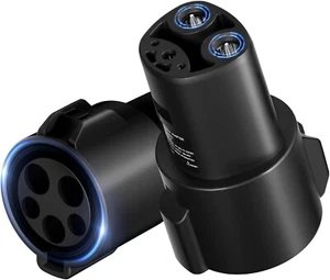 J1772 to Tesla Charging Adapter 80A 240V AC for Tesla Model S, 3, X, Y FREE SHIP - Picture 1 of 5