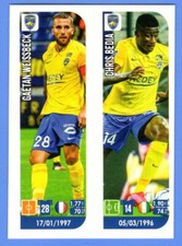 2021 PANINI FOOTBALL Ligue 1 and 2 sticker #573 WEISSBECK - BEDIA FC Sochaux