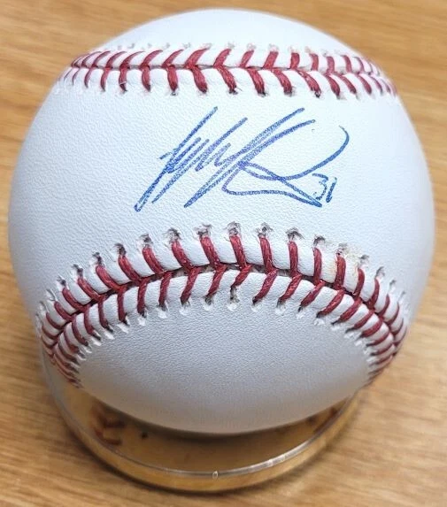 Firmado Tyler Austin Oficial Rawlings Major League Béisbol con Certificado de Autenticidad Foto 1 de 1