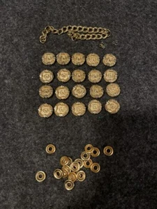 St. John lot of 20 goldtone replacement .75" snaps - Picture 1 of 6
