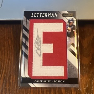 Casey Kelly 2008 Razor Letterman Auto Relic Rookie RC #CK-L2 Red Sox