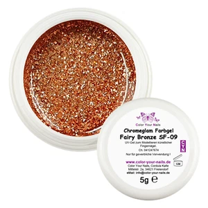 5g Fairy Chromeglam Glittergel Bronze (SF-09) hochdeckendes Glitzergel - Bild 1 von 1
