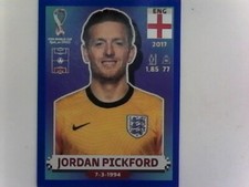 Panini FIFA World Cup Qatar 2022 BLUE Border Parallel Stickers #FWC1 - #POL20