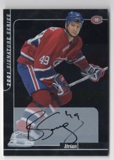 2000-01 Be a Player Signature Series Autographs Brian Savage Auto Montreal