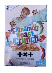 TOMORROW X TOGETHER Cinnamon Toast Crunch Cereal K-Pop Txt General Mills 18.8 oz - Picture 1 of 1