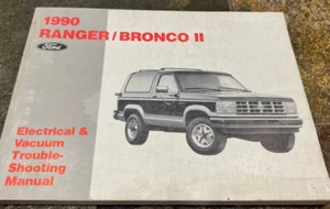 1990 Ford Ranger BRONCO II Elettrico & Vuoto IN Diagramma Manuale - Foto 1 di 1