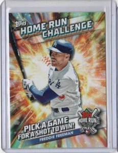 2024 Topps Series 1 FREDDIE FREEMAN HRC Home Run Challenge #12 UNUSED UNREDEEMED - Picture 1 of 1
